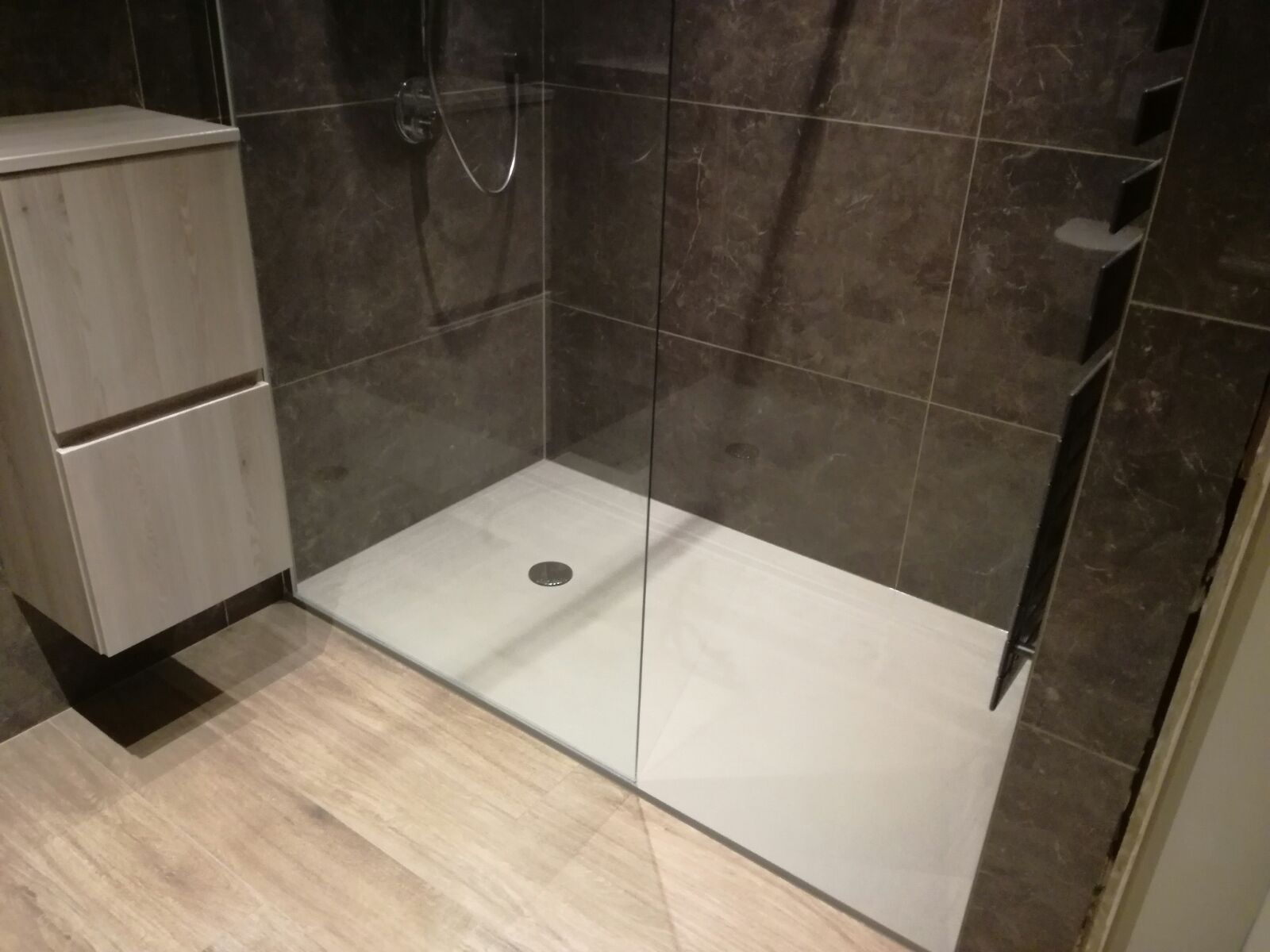 Bad omvormen naar douche